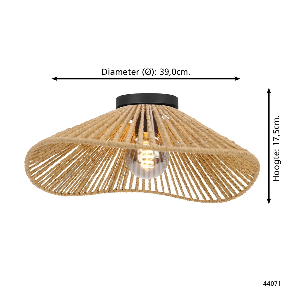 Seildeckenlampe Lavister Ø 39cm Eglo 9002759440718