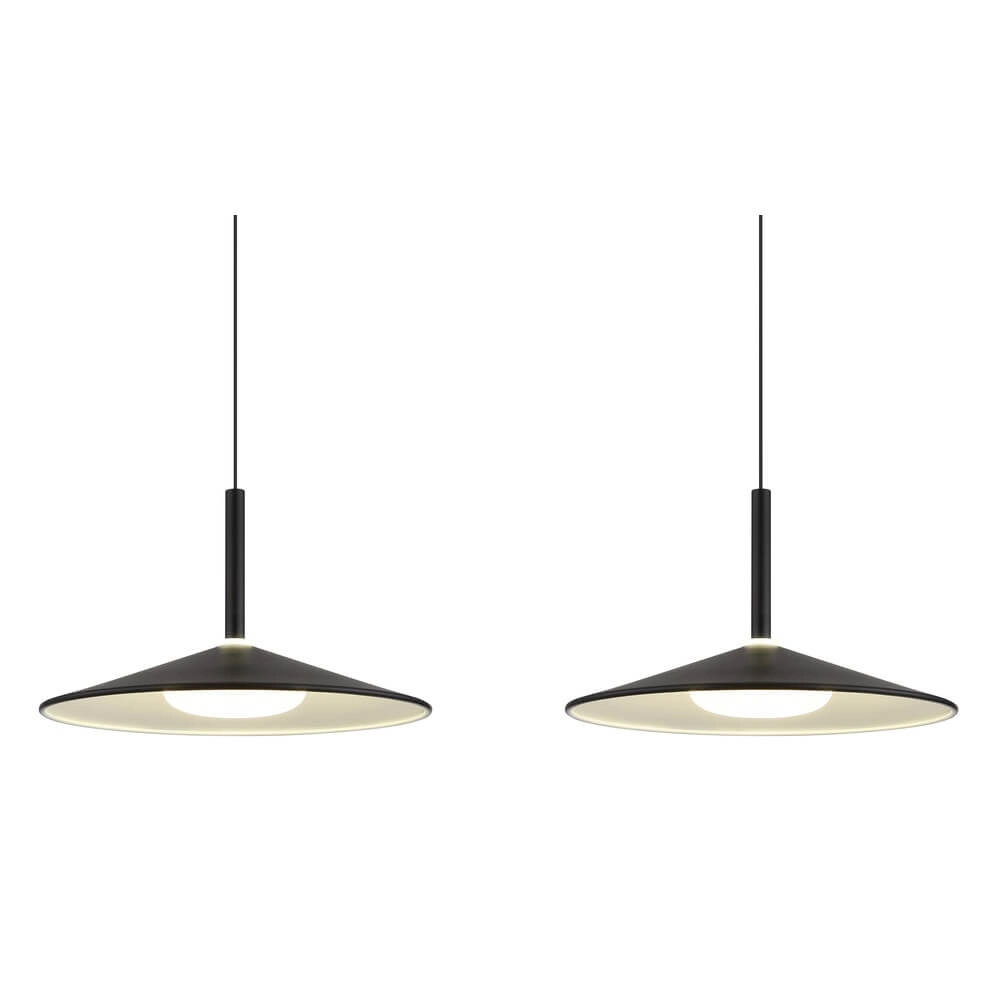 Design-Pendelleuchte Lampone 3-flammig schwarz Globo 9007371462810