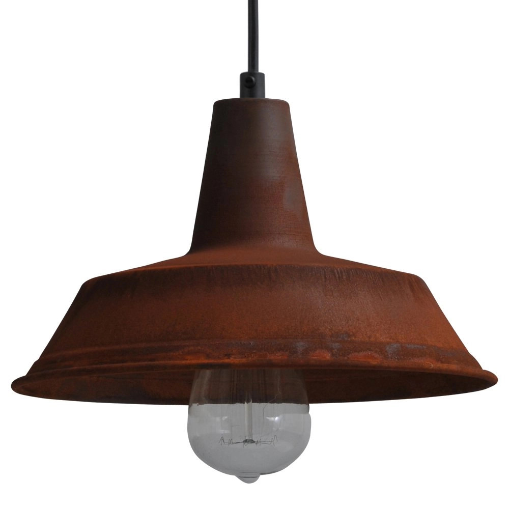 Pendelleuchte Industria 25 Rost -Brown
