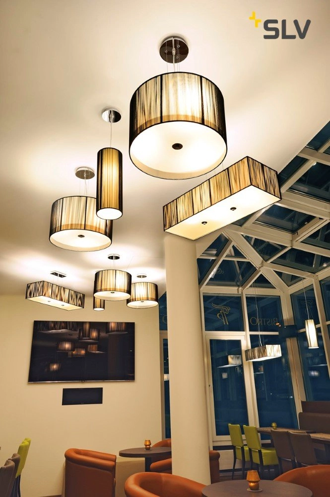 LED Hängelampe Q-Line Dimmbar 142 cm schwarz SLV 4024163196116