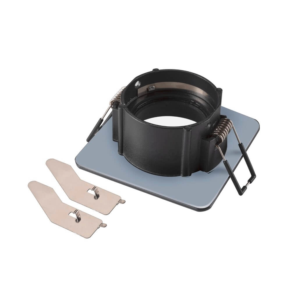 Montagering New Tria 68 IP65 quadratisch schwarz - ohne Beschlag SLV 4024163276429