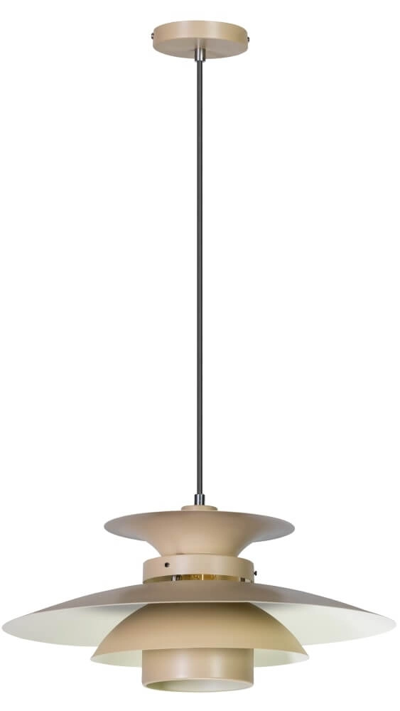 Coole Hängelampe Potenza 50cm Creme
