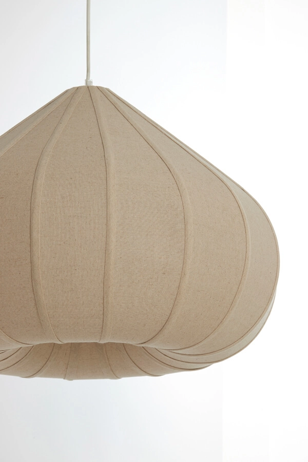 Cremefarbene Pendelleuchte Zubeda Ø 50cm Light & Living 8717807763718