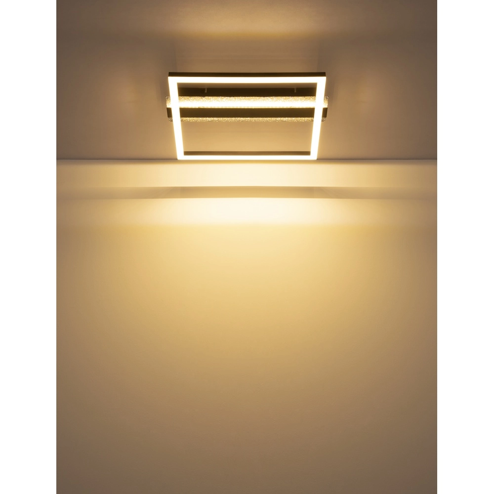 Quadratische Deckenlampe Estrada Schwarz Globo 9007371586714