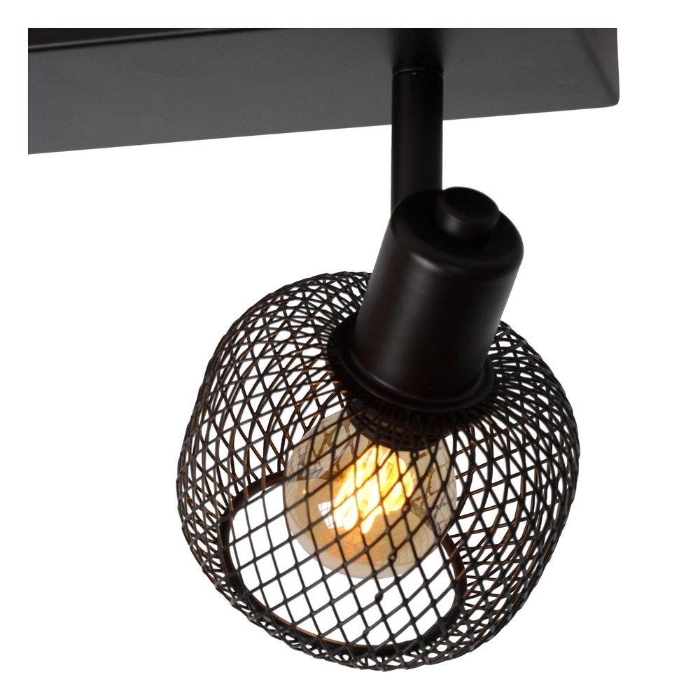 Deckenlicht Maren 2-Licht Schwarz Lucide 5411212771094