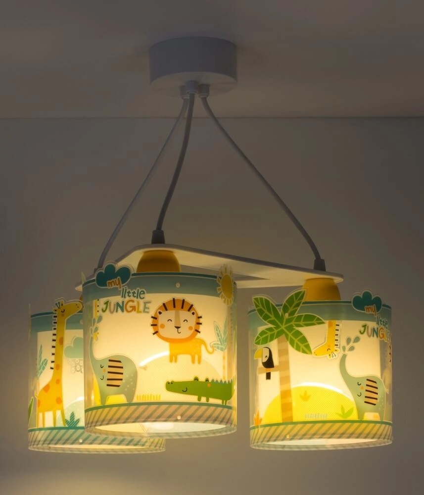Hängelampe mit 3 Leuchten Little Jungle Dalber 8420406761145