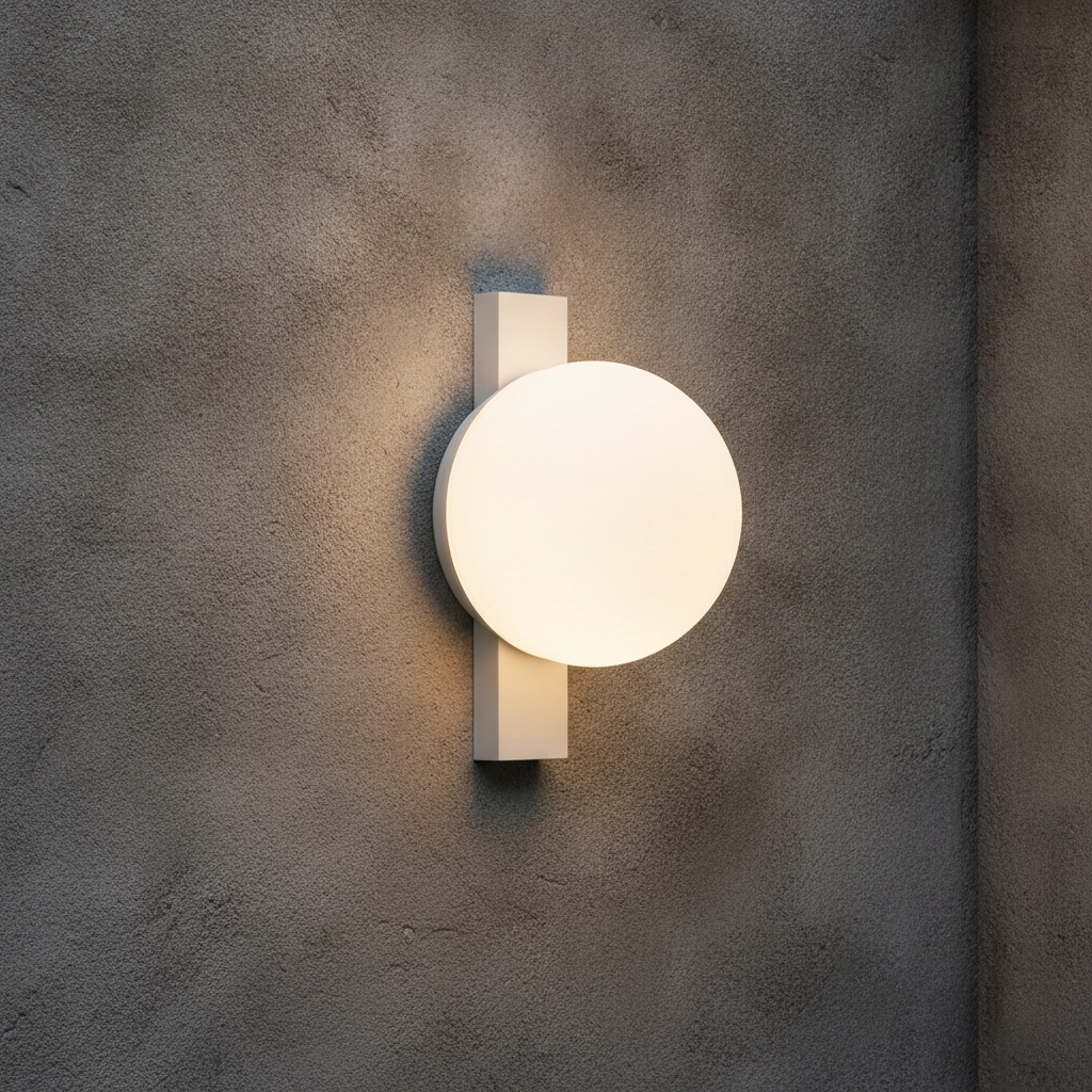 Einzigartige Wandlampe Remi Weiß