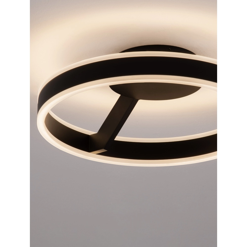 Deckenlampe Bianco schwarz Ø 40cm Lyora 5212017473813