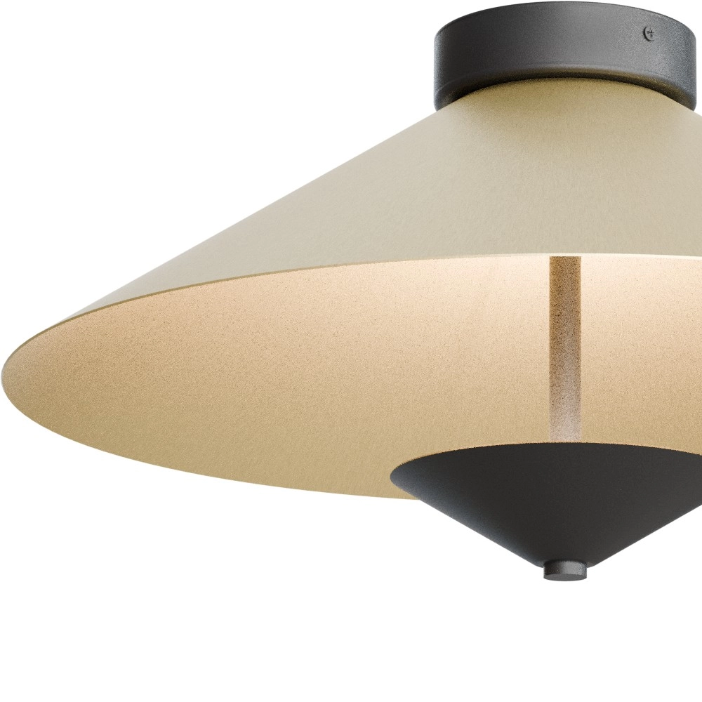 Deckenlampe Ceppo schwarz mit goldener Ø 45 cm Masterlight 8718121389684