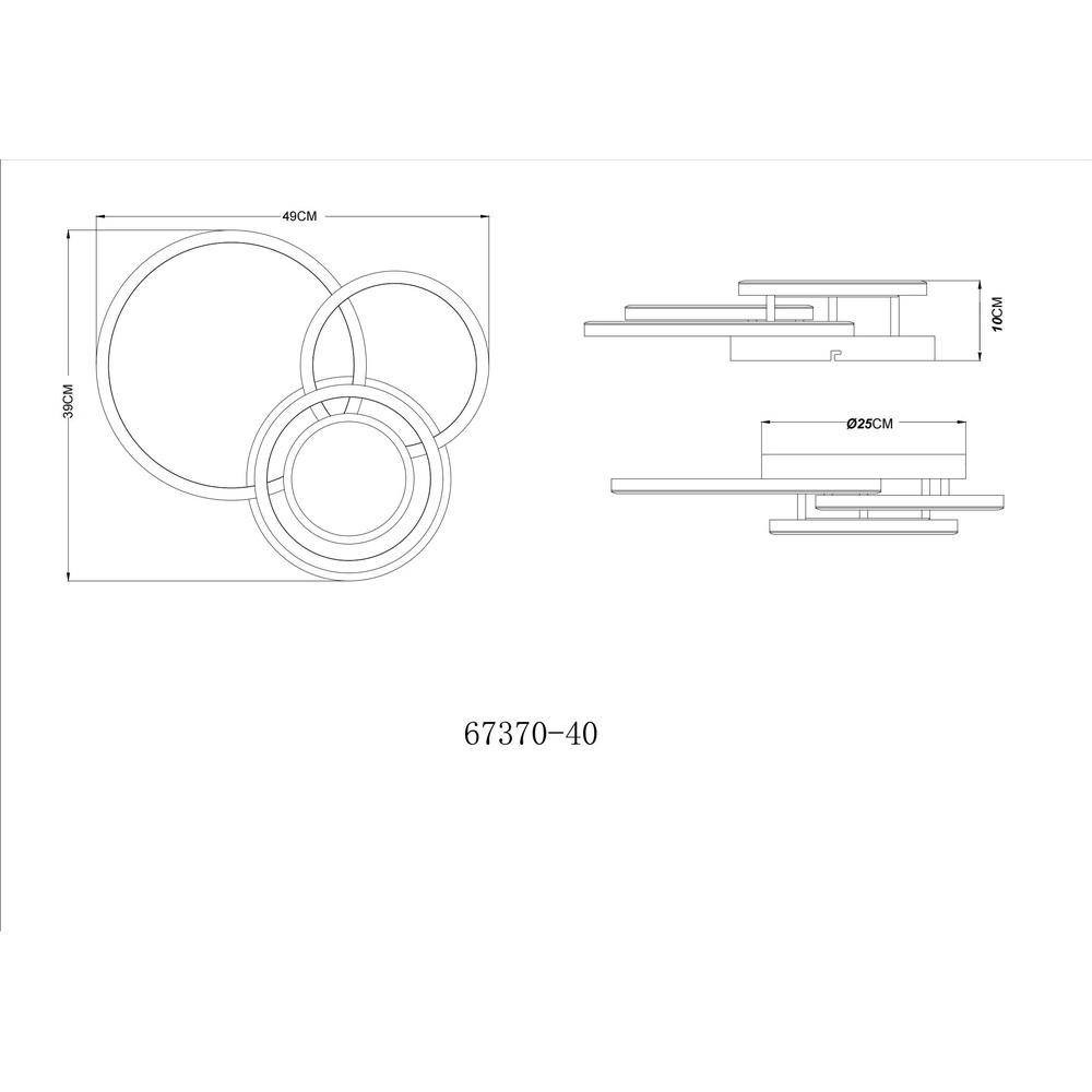 Deckenlampe Randell Bronze Globo 9007371580019