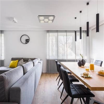 Deckenleuchte Celestia 5-leichter grau Searchlight 5053423164571