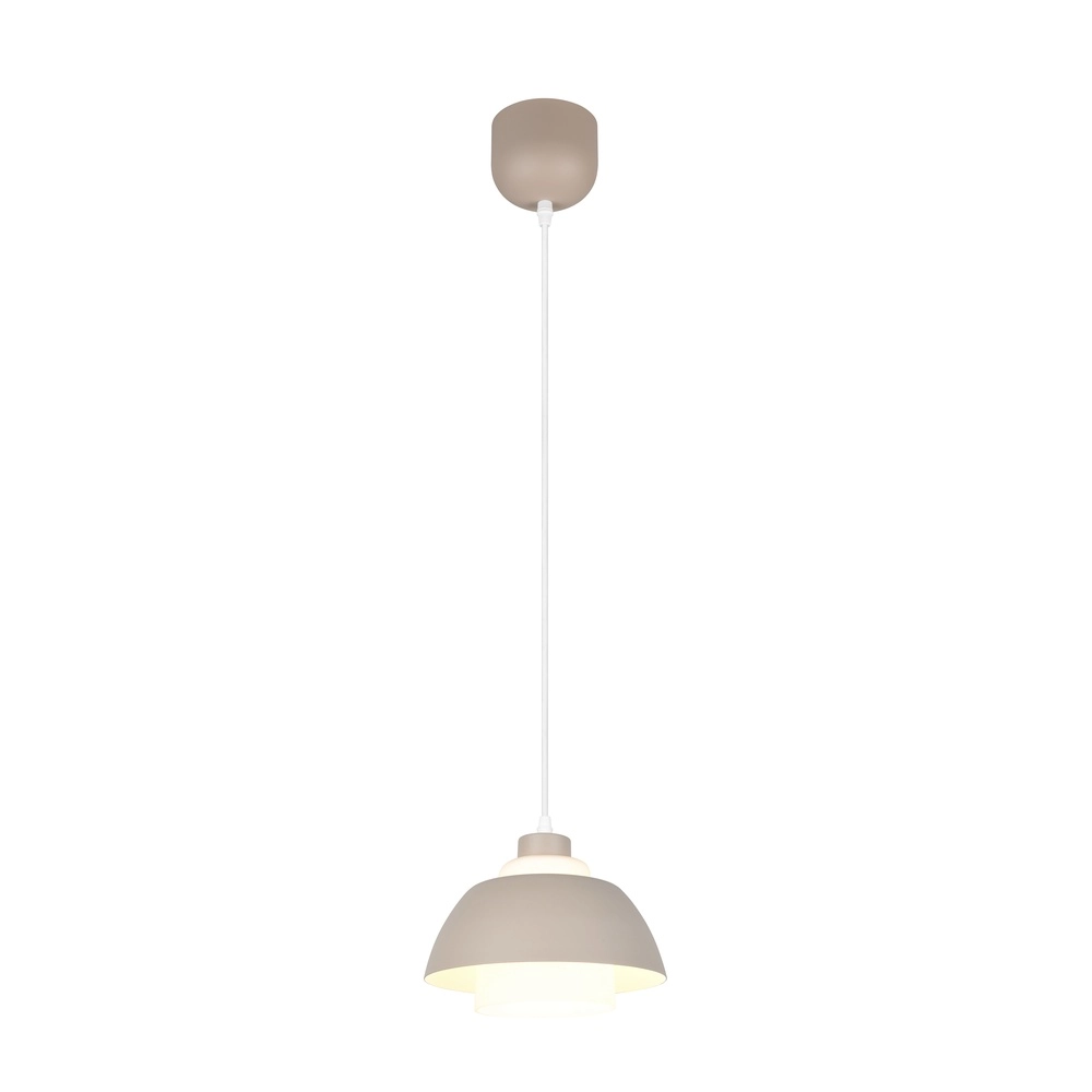 Design-Pendellampe Tilos sandbraun Ø 23 cm Trio 4017807690088