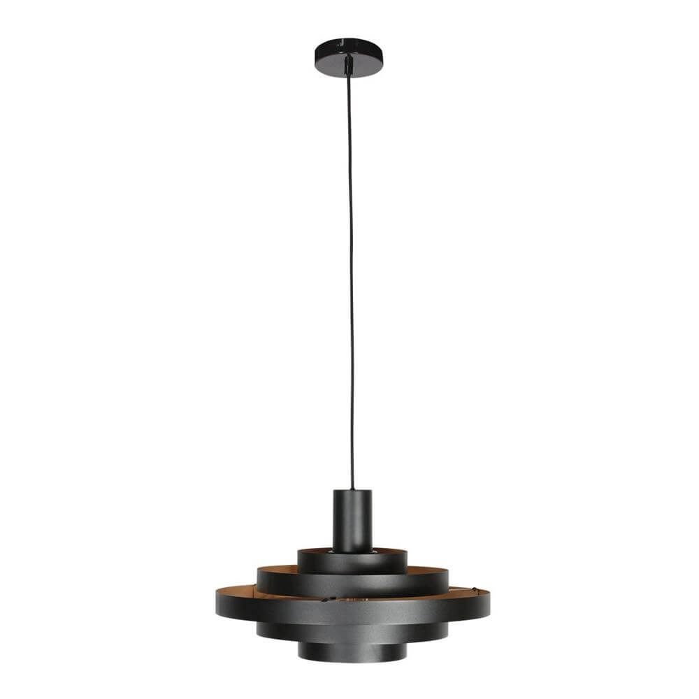 Design-Pendelleuchte Halo Cirque schwarz Ø 50cm Steinhauer 8712746178333