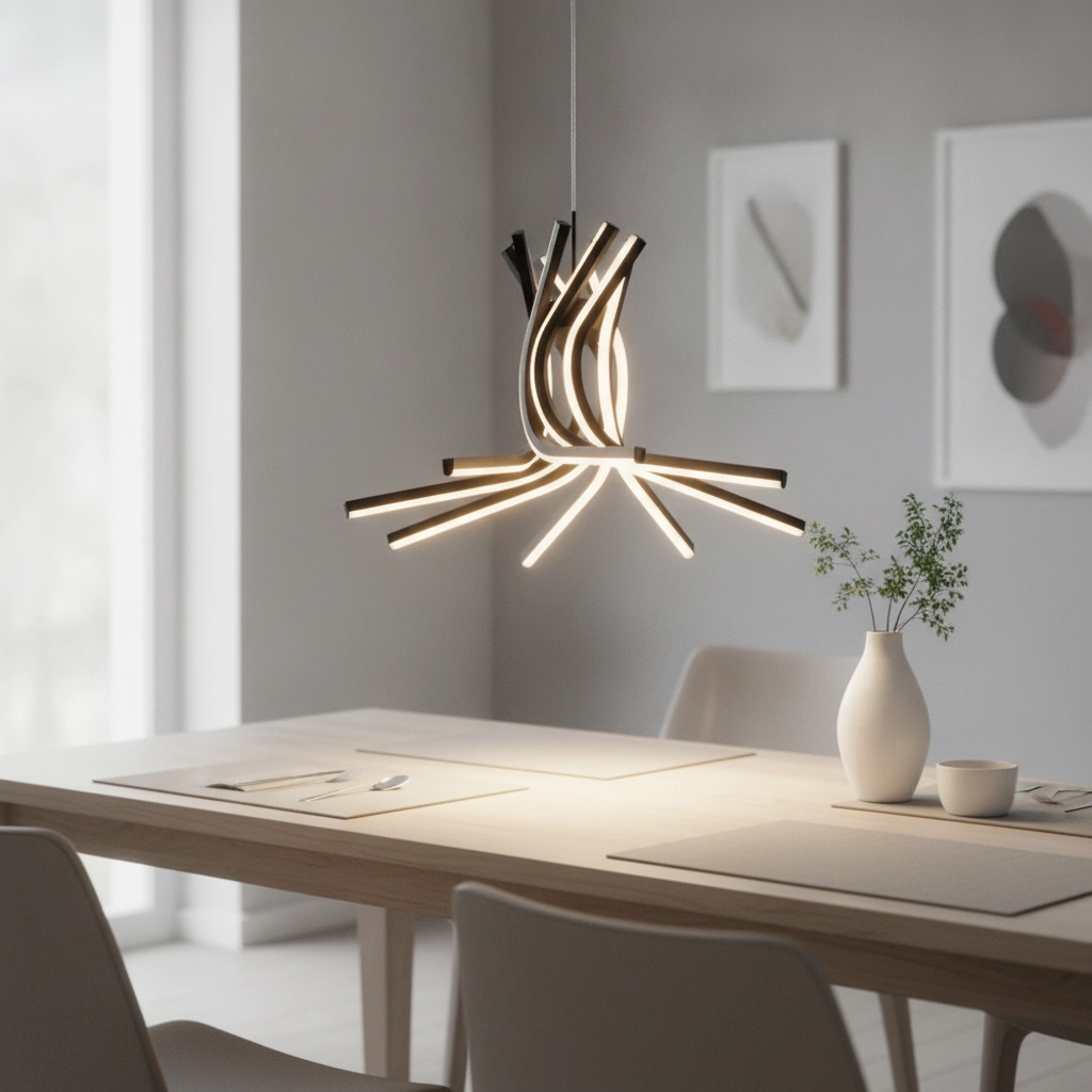 Design-Pendelleuchte Narvi S schwarz Ø 50cm