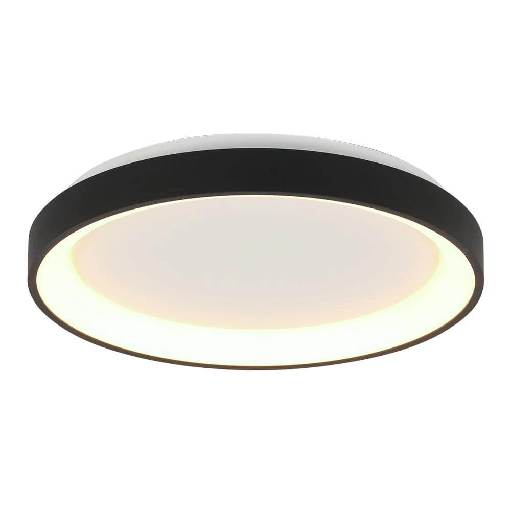 Deckenlampe Ringlede Design schwarz Ø 38cm