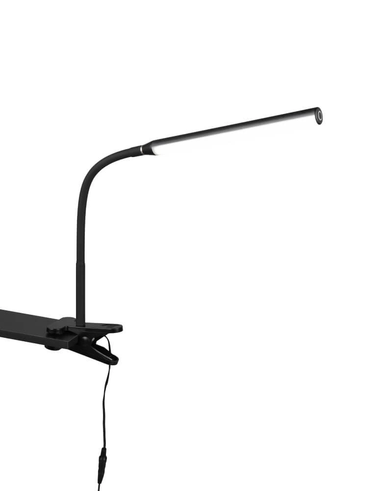 Klemm-Schreibtischlampe Nevada flexibel - schwarz Trio 4017807618167