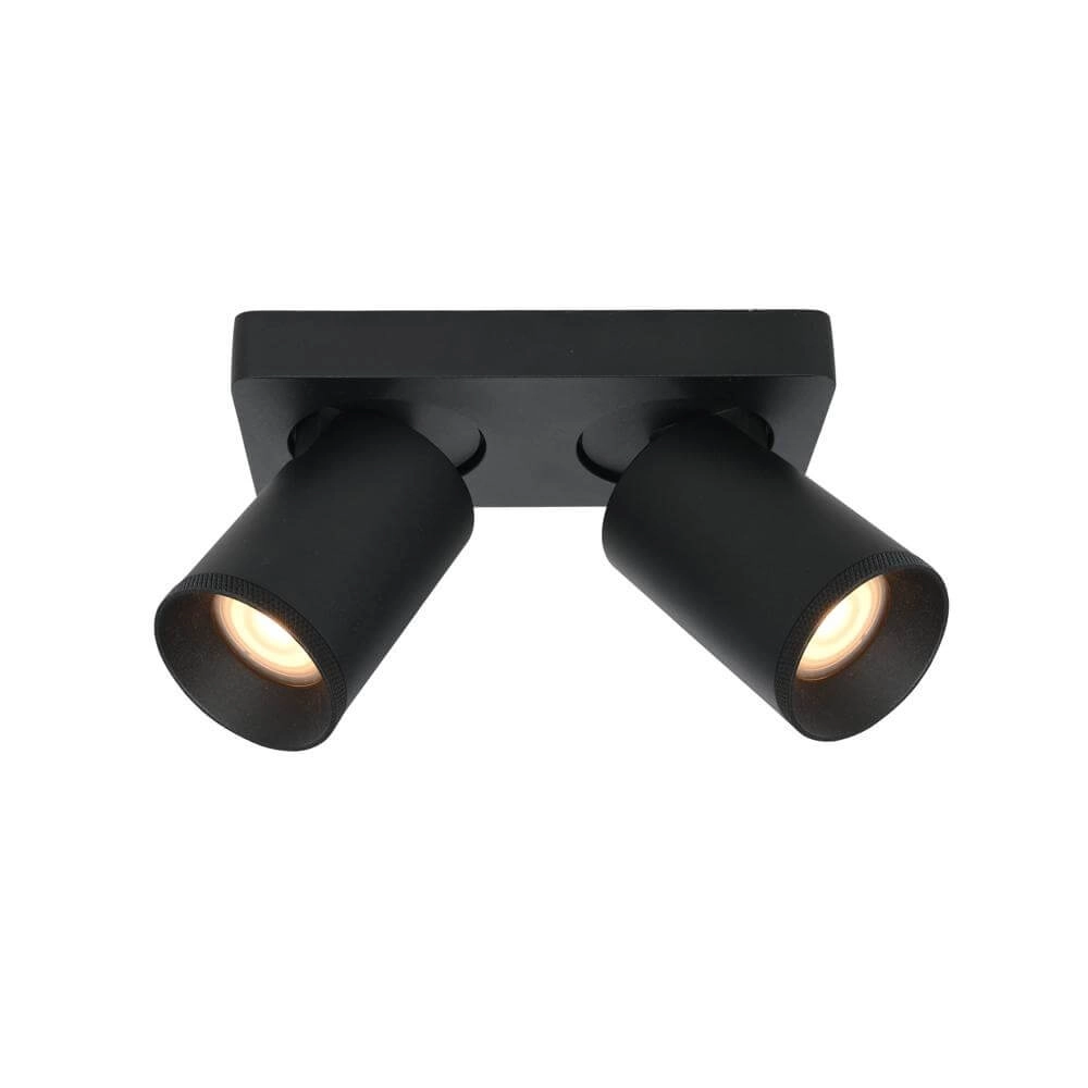 Deckenlampe Mega 2-flammig schwarz