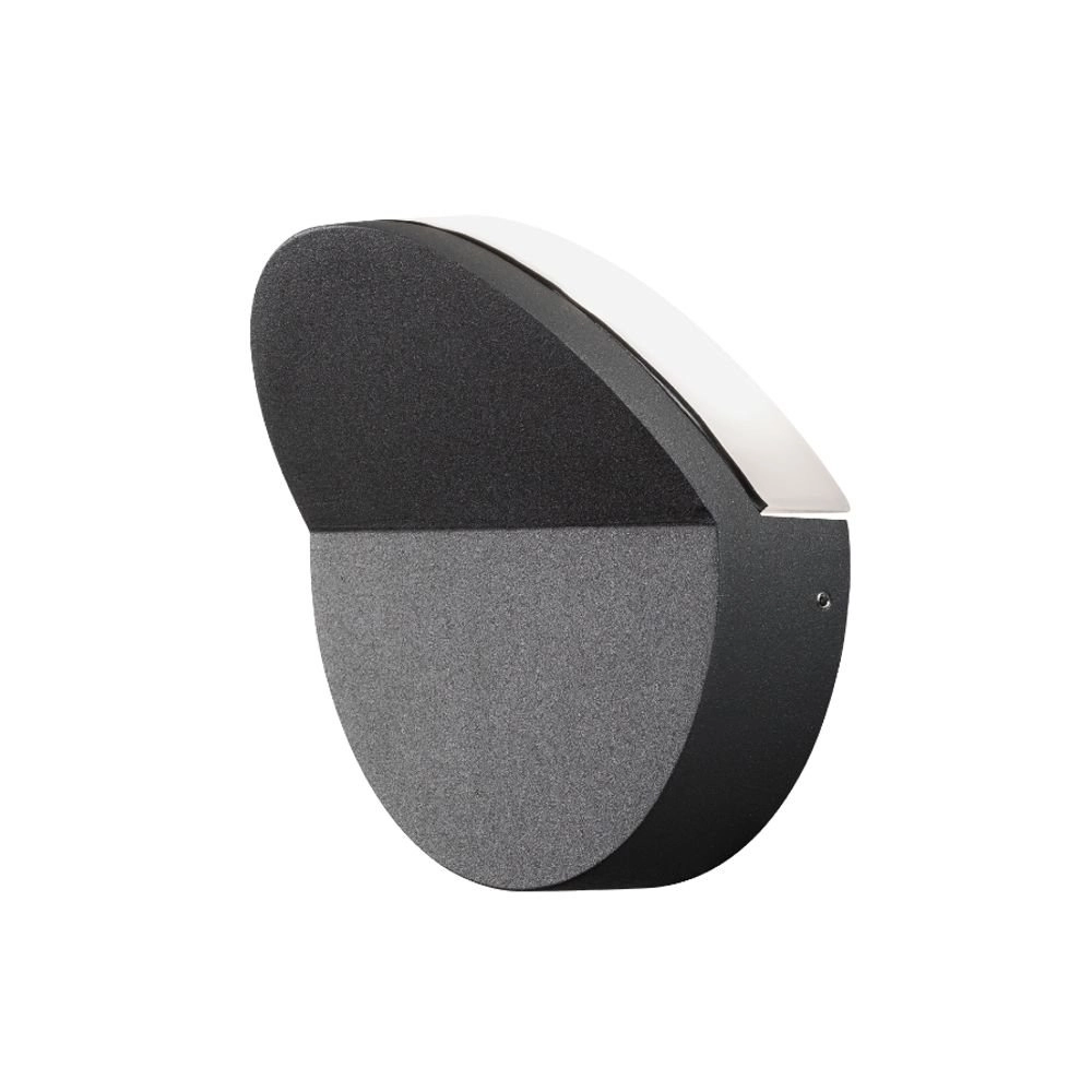 LED-Wandleuchte Matera 5W - 3000k - 17 cm Anthrazit