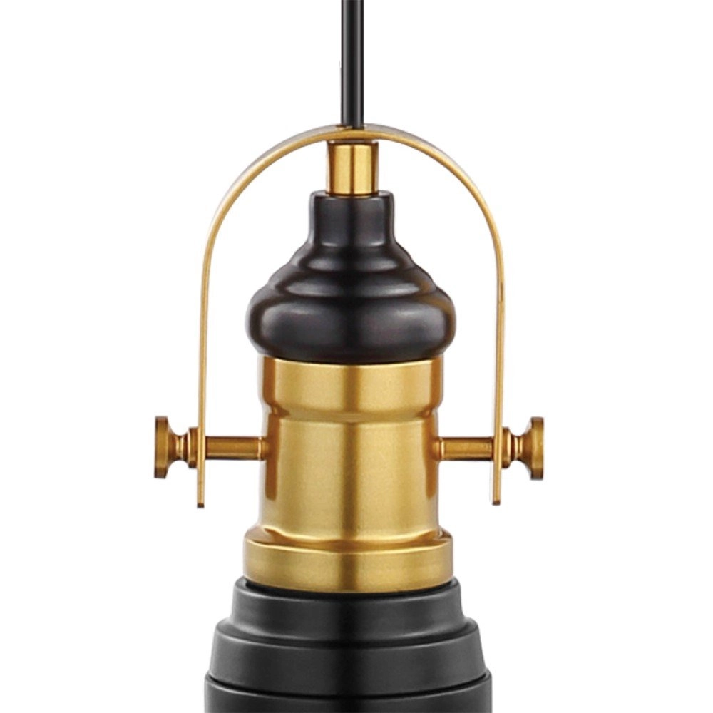 Pendelleuchte Gilwell 18,5cm schwarz mit gold Eglo 9002759496937