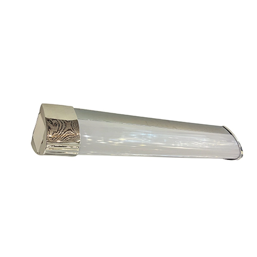 Spiegellampe Tobero Chrom 60cm mit Steckdosenleiste