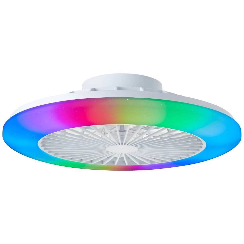 Weißer Fächer Salerno mit RGB-Funktion