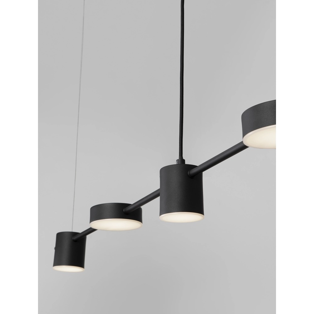 Schwarze Pendelleuchte Nordik Ausführung 127cm Lyora 5212017440709