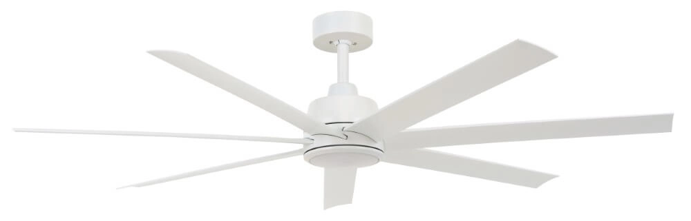 Deckenventilator weiß Atlanta Led Ø 142cm IP55 Beacon 9333509216957
