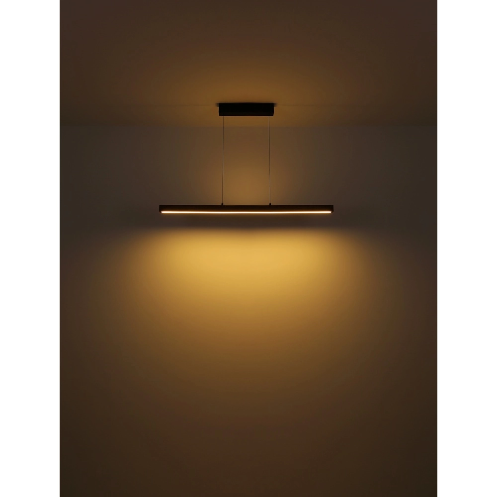 Elegante Pendellampe Olivus Holz 115 cm Globo 9007371455683