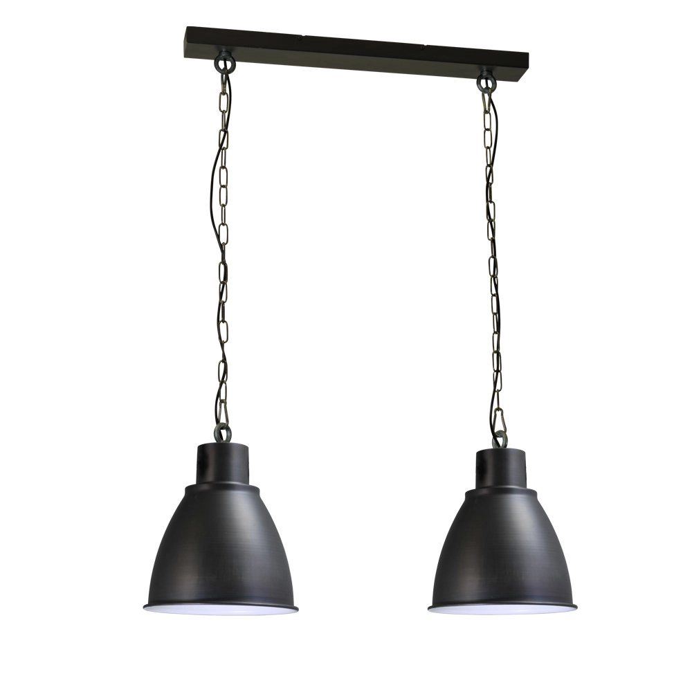 Esszimmerlampe Industria 2x27 2-Licht-Anthrazit