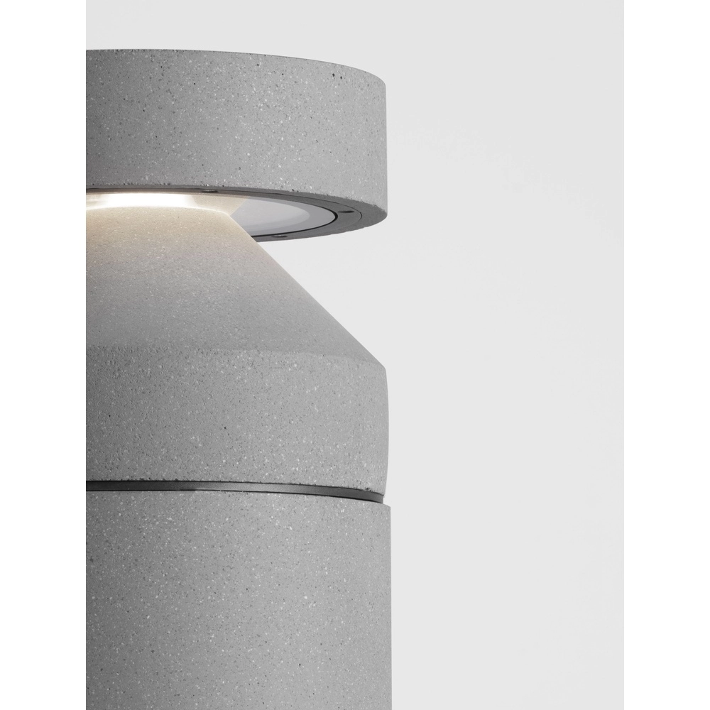 Schlanke Gartenleuchte Navy Beton grau 54,5cm Lyora 5212017454324