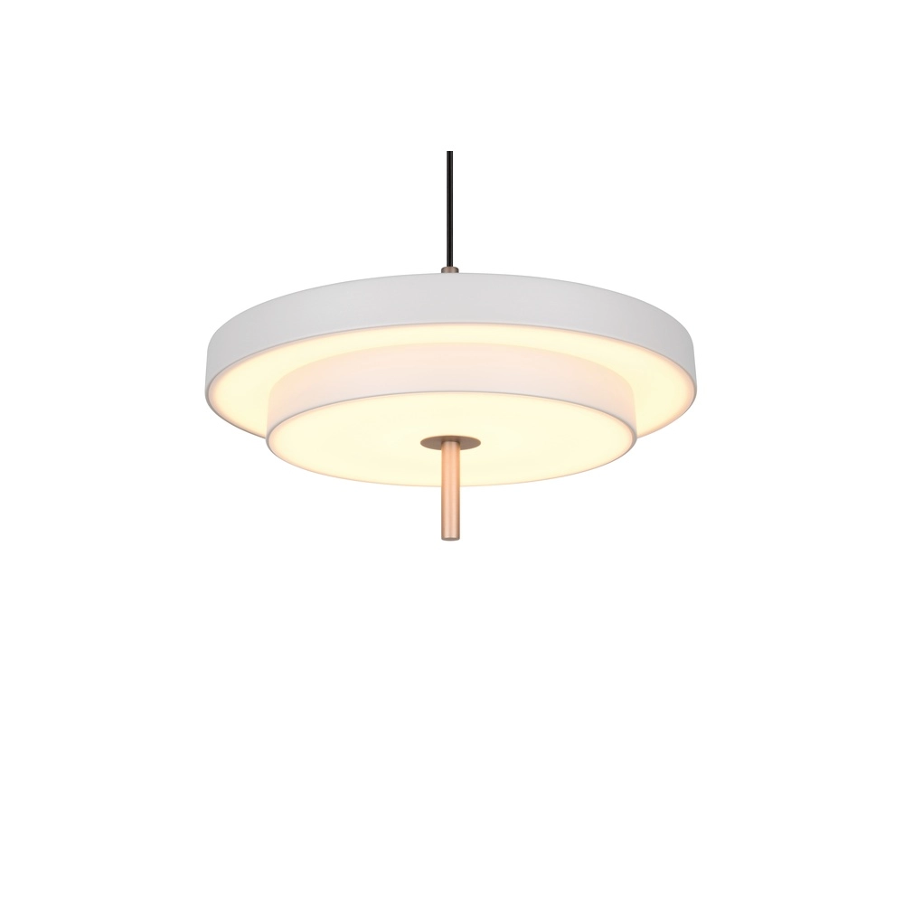 Design-Pendelleuchte Keaton weiß Ø 40cm Trio 4017807653373