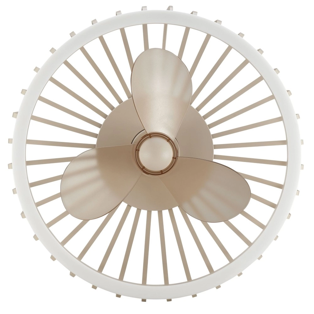 Drahtlampen-Deckenventilator Capo Sandbraun Brilliant 4004353471681