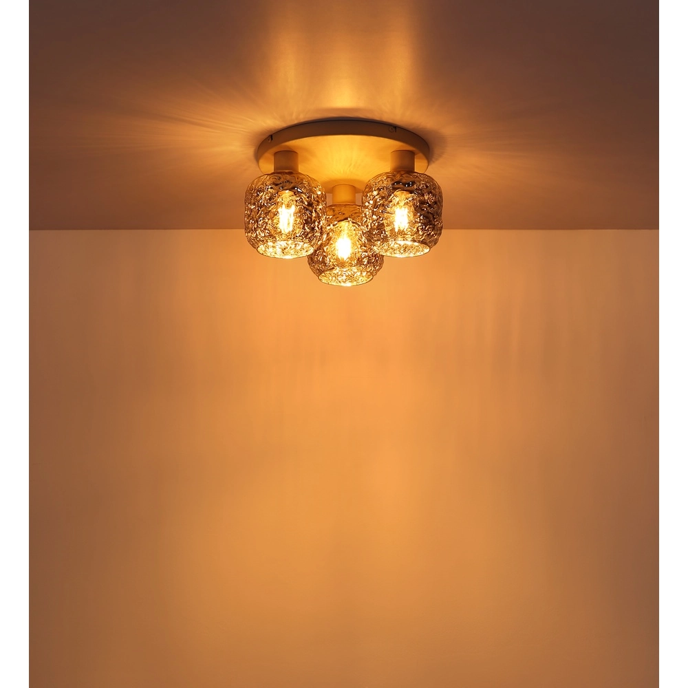 Deckenlampe Antonio 3-hell sandbraun Globo 9007371575725