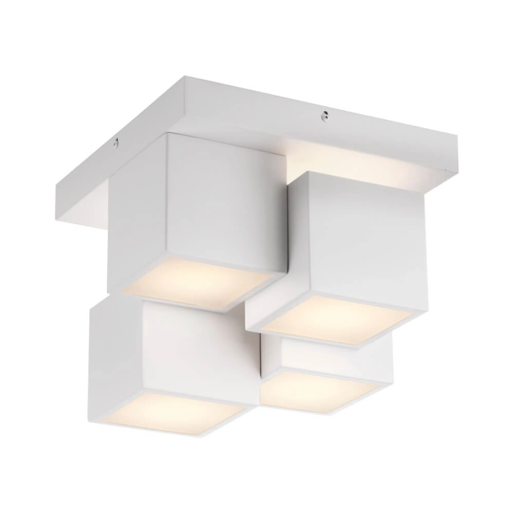 Weiße Deckenleuchte Tetris Weiß Just Light 4043689004545