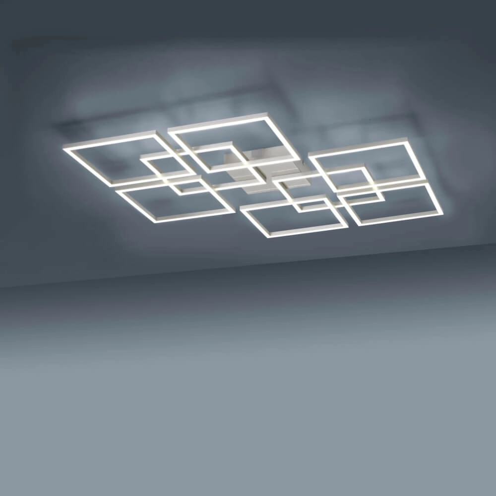 Moderne Deckenleuchte Q-Inigo Quadrat Paul Neuhaus 4012248358108