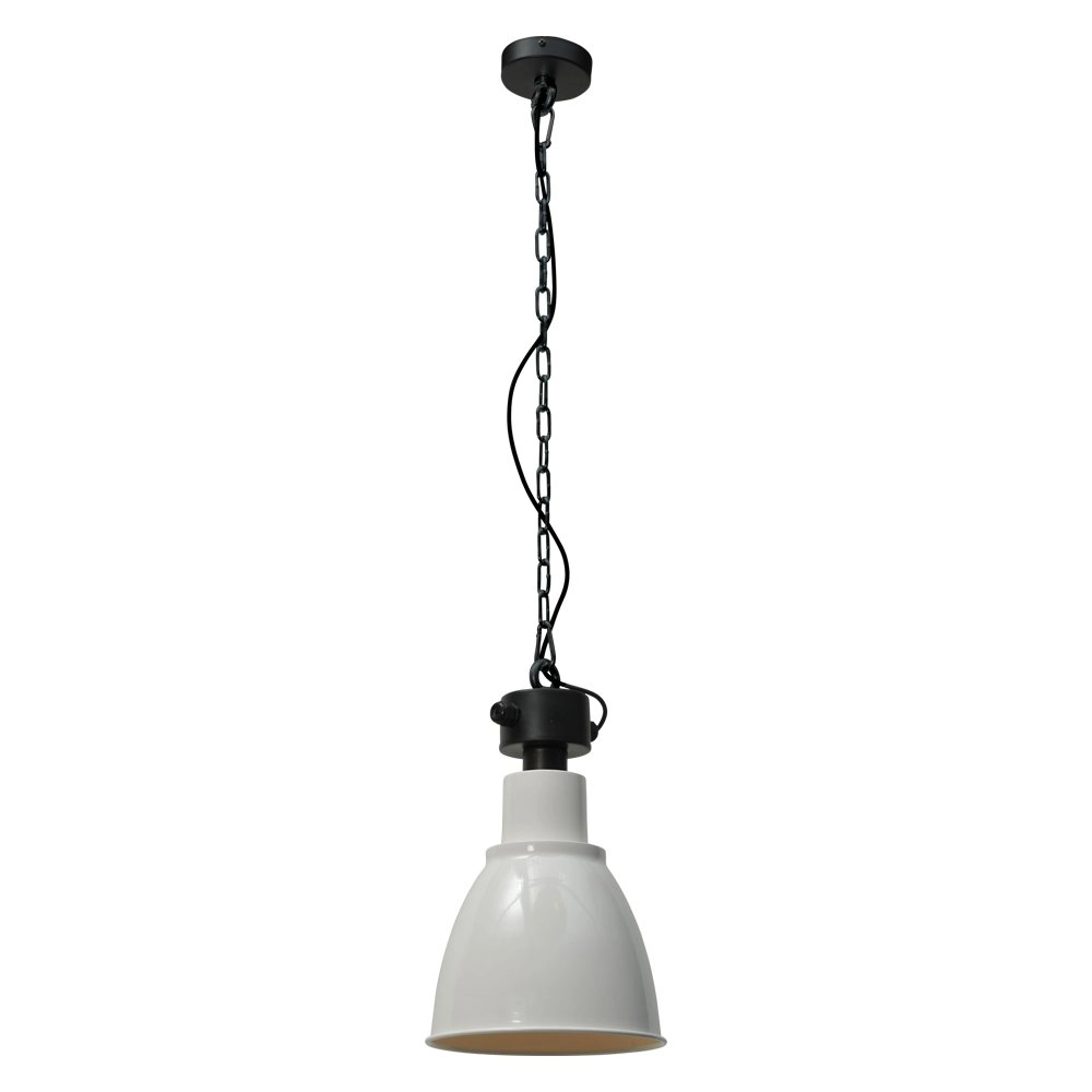 Pendelleuchte Industria 27 Bud weiß mit schwarz Masterlight 8718121232447