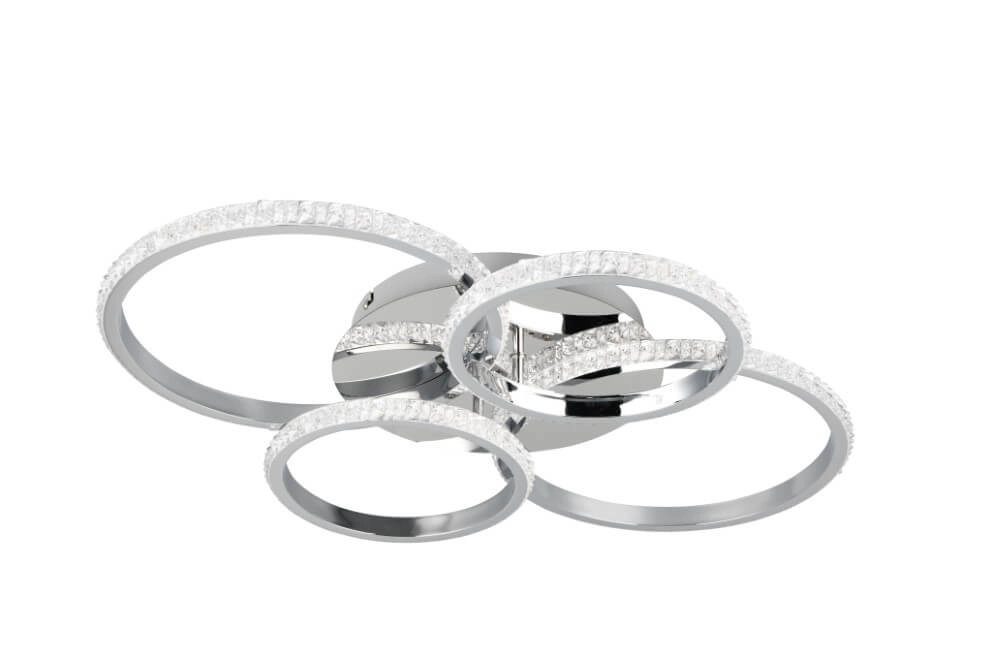 Designer-Deckenleuchte Cires Chrom Trio 4017807600940