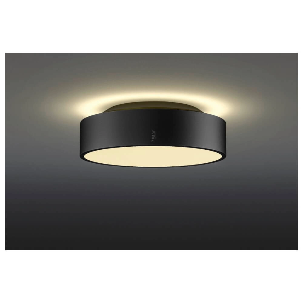 Deckenleuchte / Hängeleuchte Medo Pro 30 schwarz - CCT - 70g - Ø 28cm SLV 4024163277013