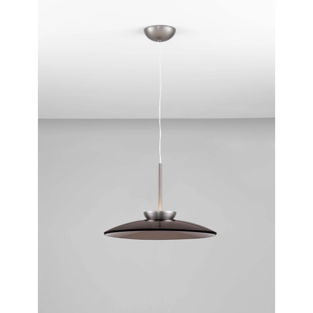 Pendelleuchte Esti Rauchglas Ø 50cm