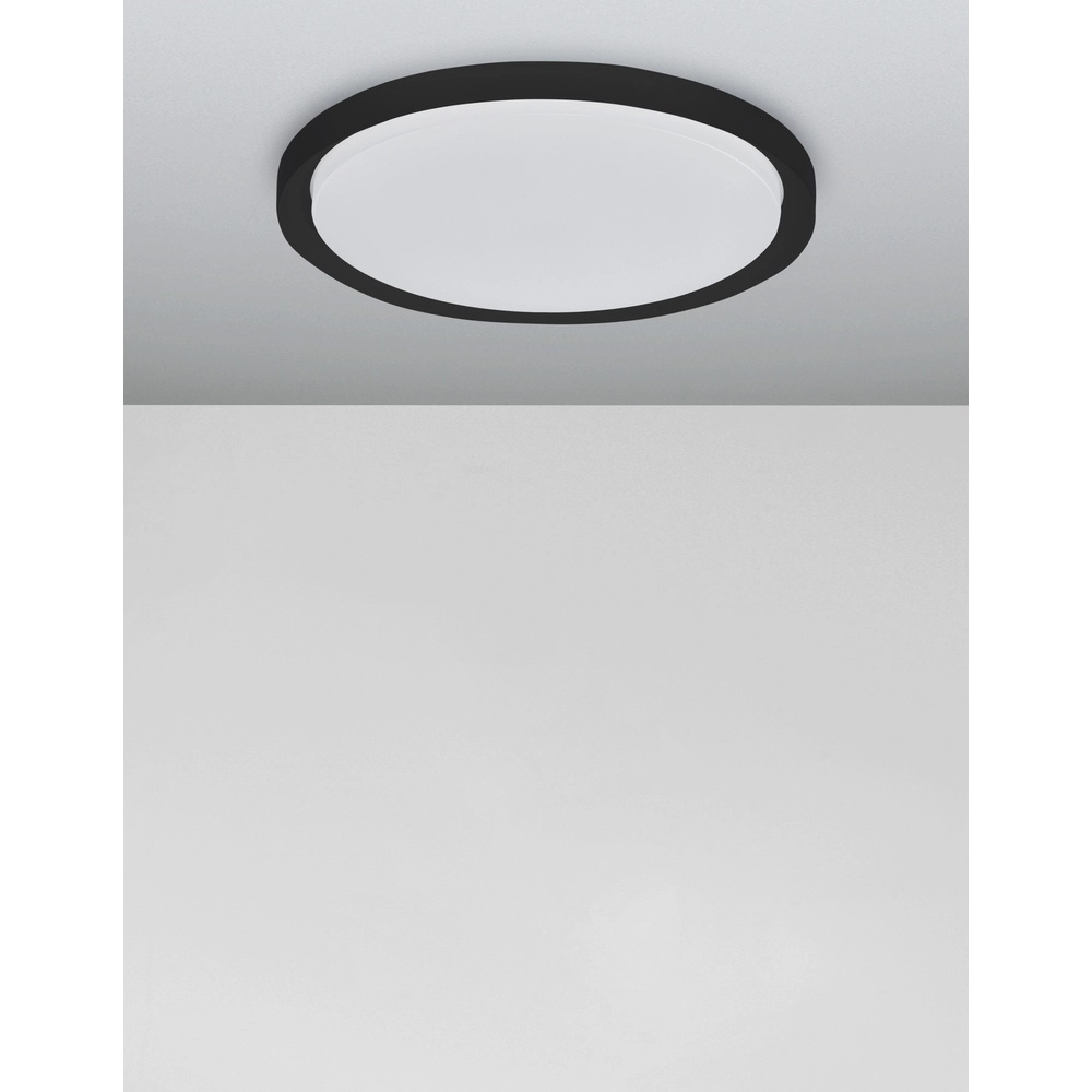 Deckenleuchte Troy schwarz Ø 56cm Lyora 5212017425812