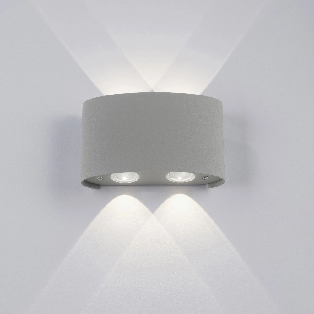 Wandspot Carlo Up - Down 2 - Light Grey Paul Neuhaus 4012248335789