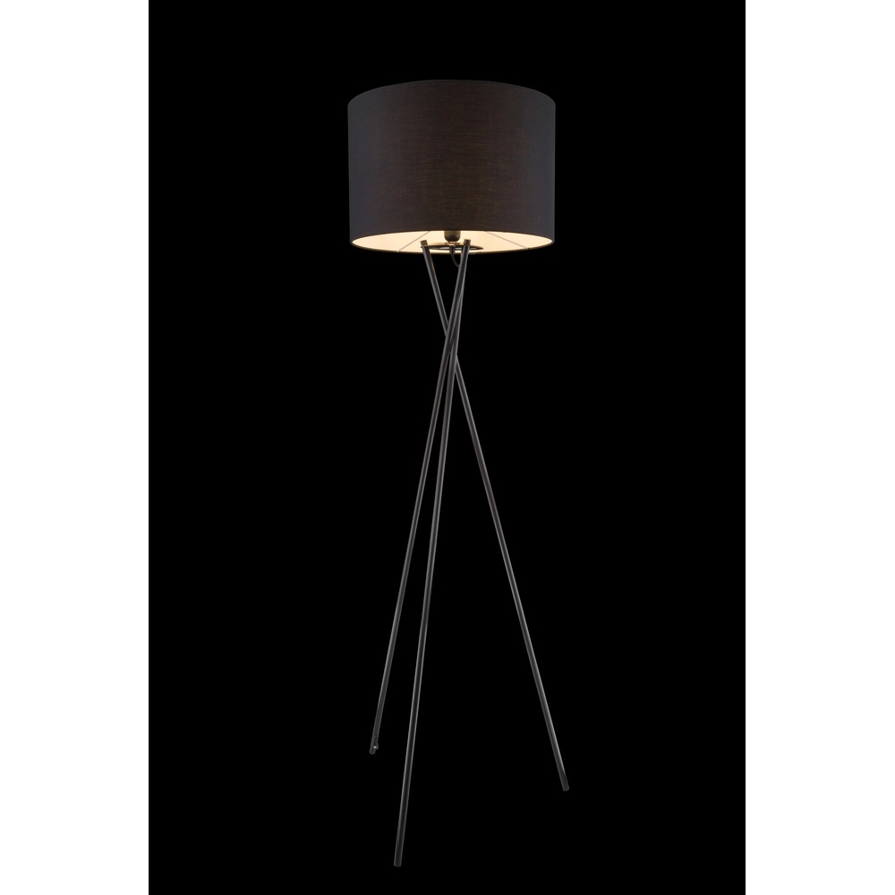 Stativ-Bodenlampe Gustav Schwarz Globo 9007371325849