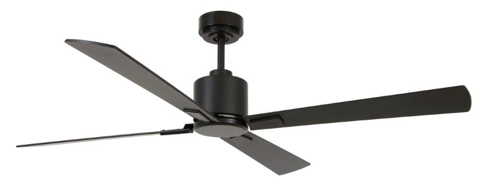 Schwarzer Deckenventilator Airfusion Climate I Ø 132cm