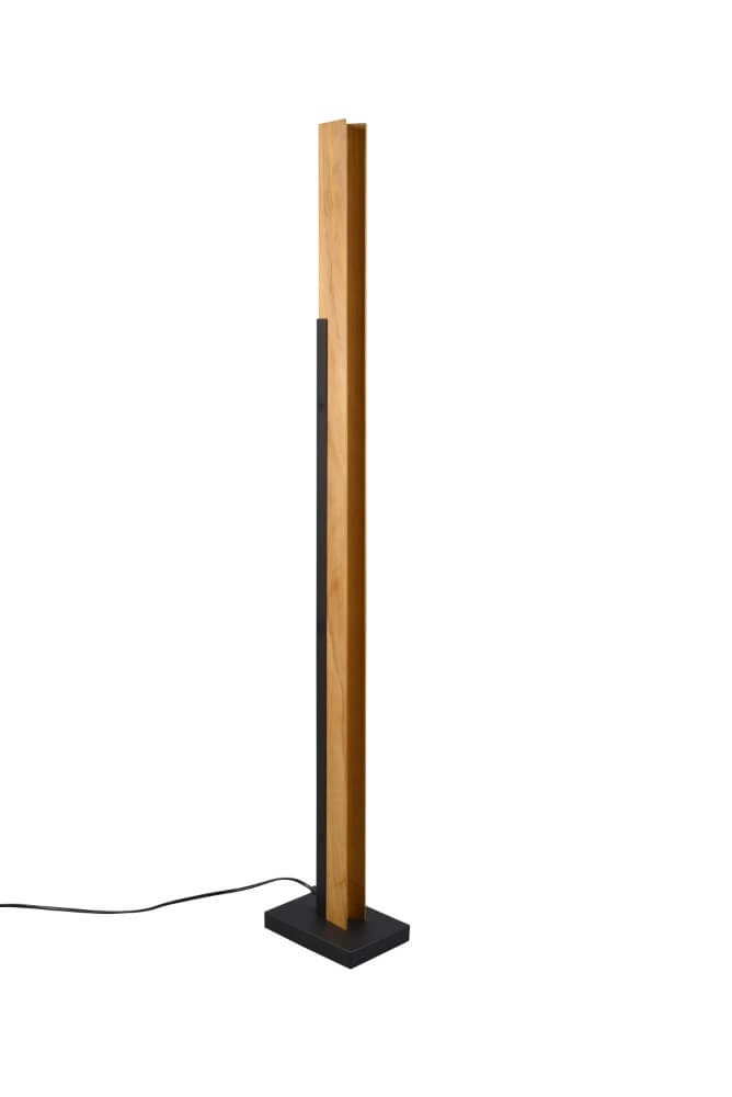 LED-Stehlampe aus Holz Kerala