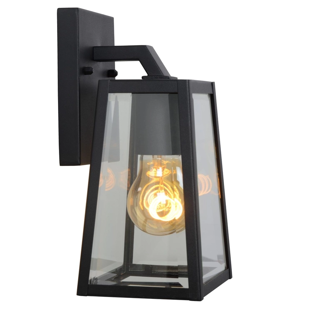 Schwarze Wandlampe Matslot Konstruktion Lucide 5411212290397