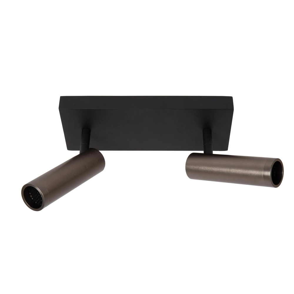 Elegante Deckenlampe Grado 2-hell metallisch-grau