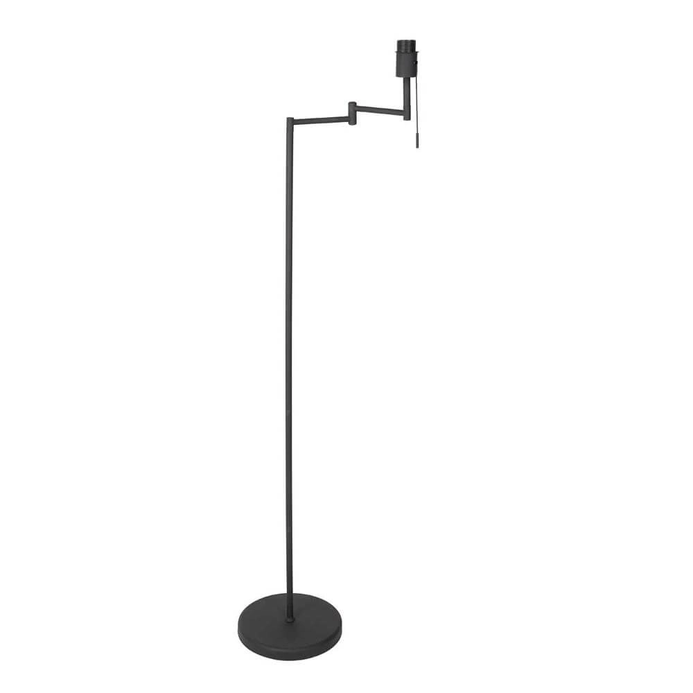 Stehlampe Bella schwarz mit goldener Kapuze Steinhauer 8712746174618