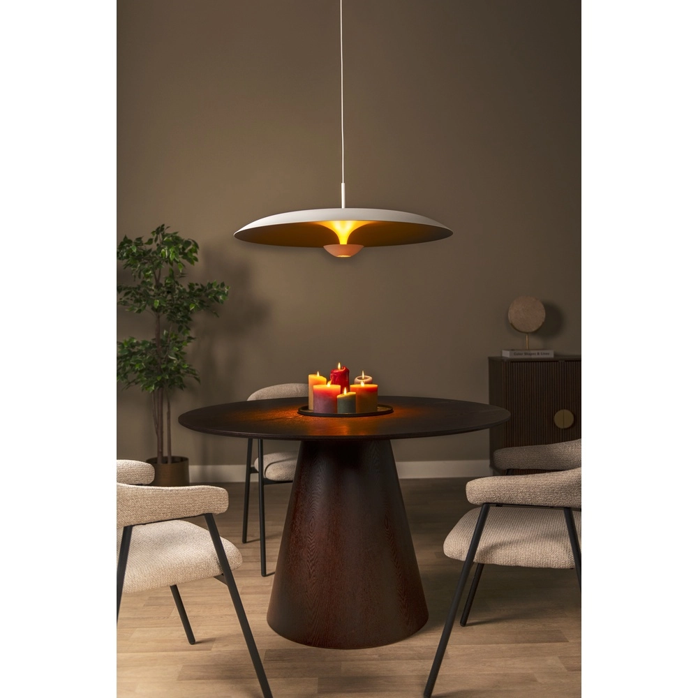 Design-Pendellampe Kenneth weiße Ø 80cm Premium by Lucide 5411212410481