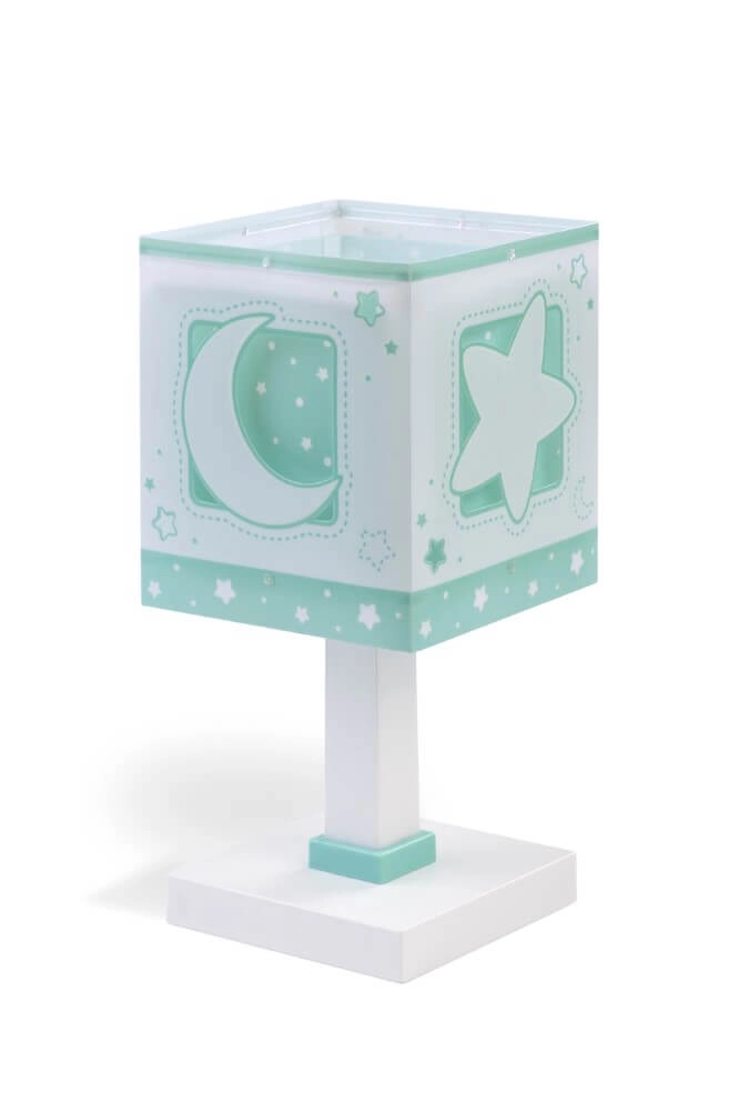 Kinderzimmer-Tischlampe Moonlight Türkis Dalber 8420406000367
