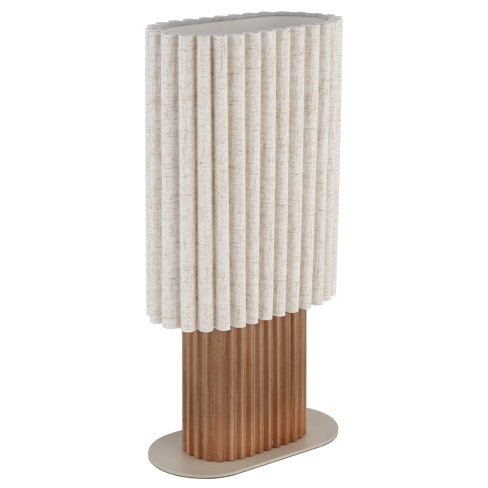 Einzigartige Tischlampe Jannie Braunes Oval Globo 9007371589906